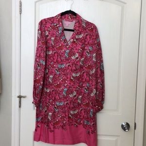 Beautiful pink Floral Lilly Pulitzer Dress size 12